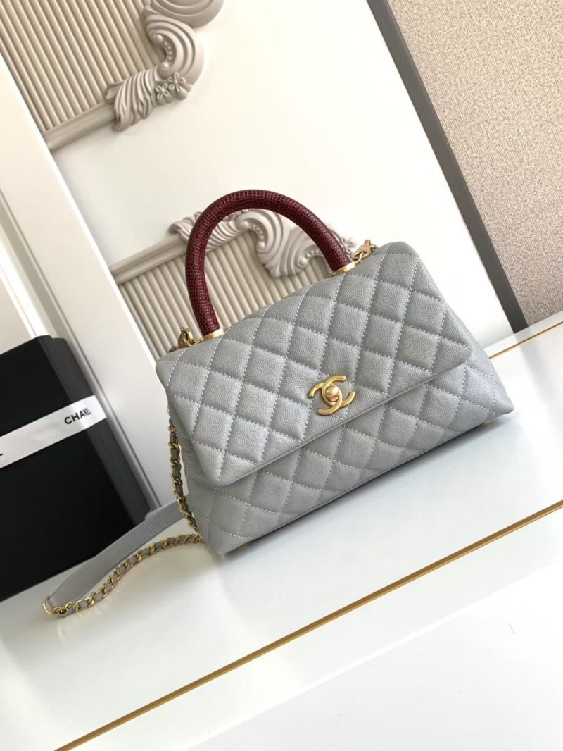 Ch**el top handle bags